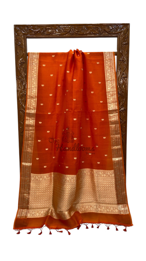 Pure Kora Handloom Banarasi Saree - The Handlooms