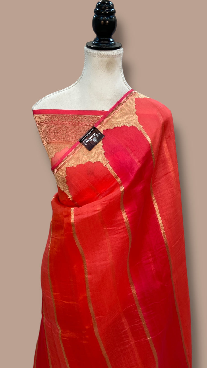 Pure Kora Handloom Banarasi Saree - The Handlooms