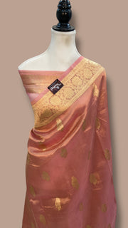 Pure Kora Tissue Handloom Banarasi Saree - The Handlooms