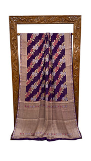 Pure Chiffon Khaddi Banarasi Saree - The Handlooms