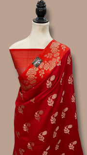 Pure Mango Silk Banarasi Handloom Saree - The Handlooms