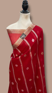 Pure Kora Handloom Banarasi Saree - The Handlooms