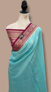 Moonga Georgette Handloom Banarasi Saree - The Handlooms