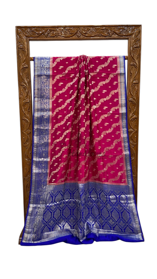 Pure Chiniya Silk Handloom Banarasi Saree - The Handlooms