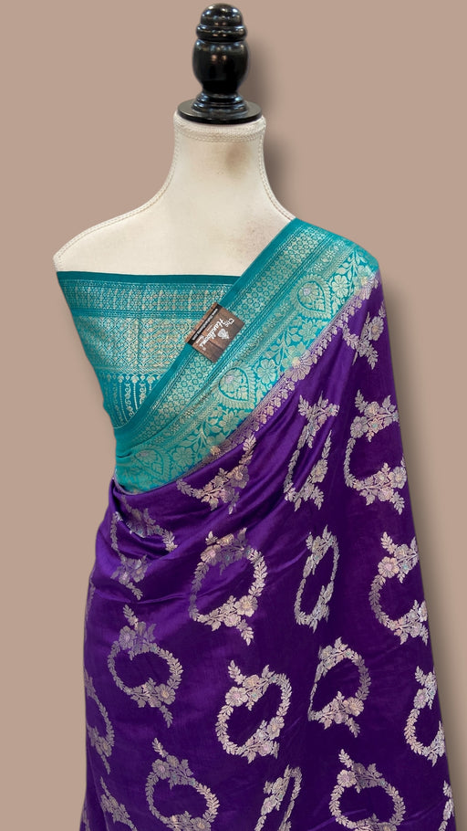 Pure Chiniya Silk Handloom Banarasi Saree - The Handlooms
