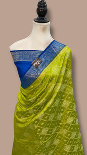 Pure Chiniya Silk Handloom Banarasi Saree - The Handlooms