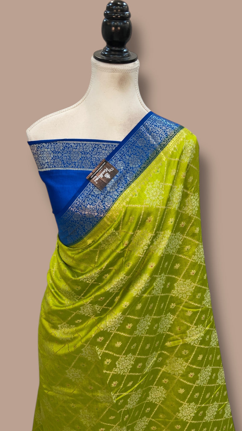Pure Chiniya Silk Handloom Banarasi Saree - The Handlooms