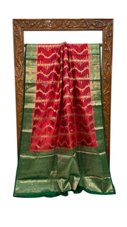 Pure Dupion Silk Banarasi Saree - The Handlooms