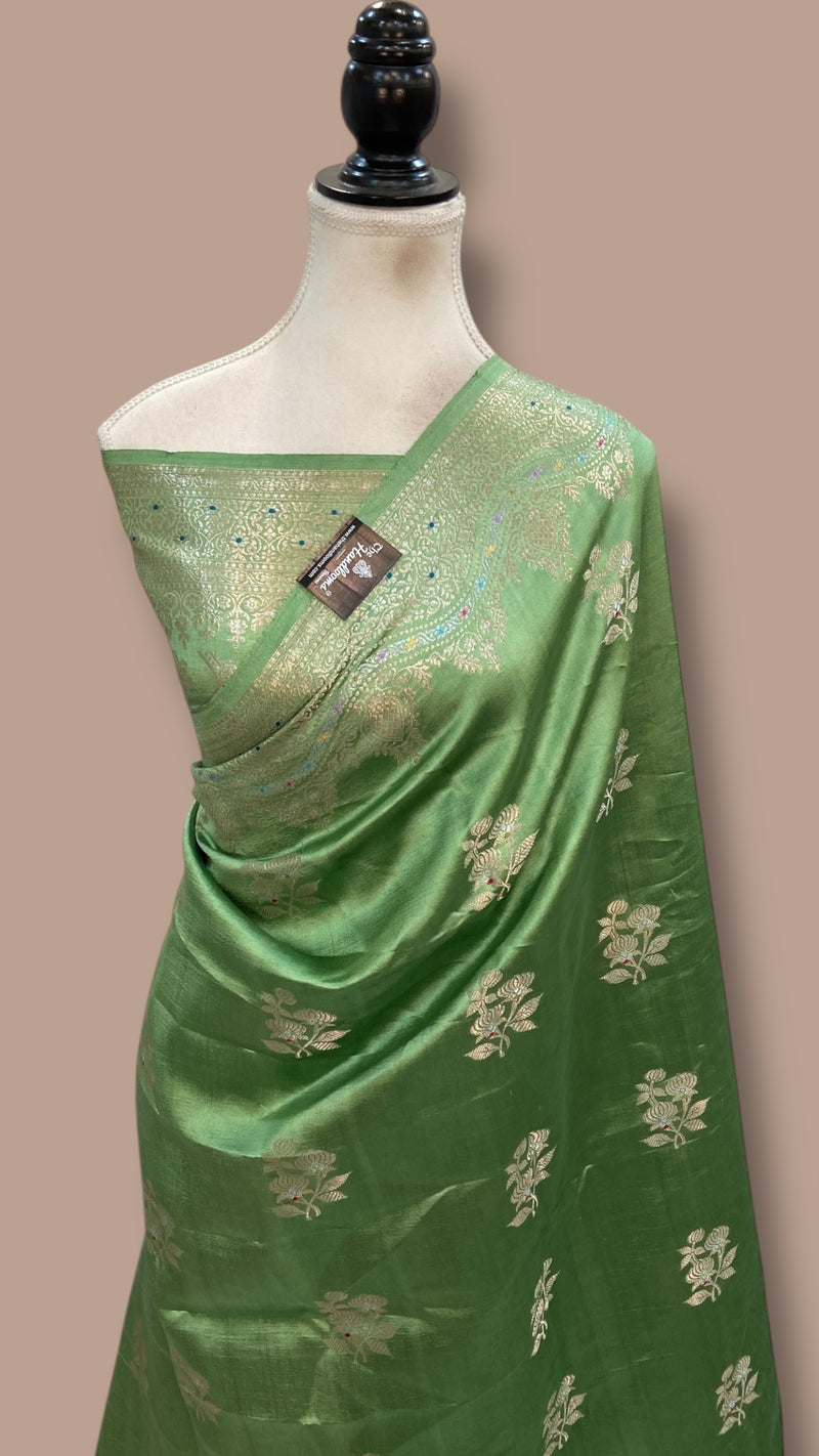 Pure Dupion Silk Banarasi Saree