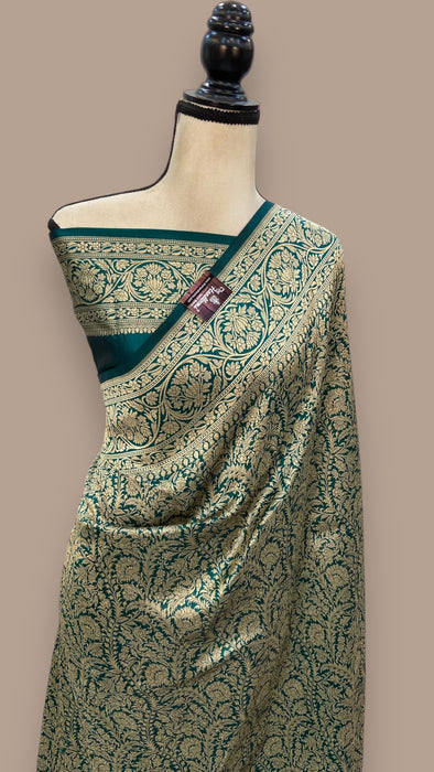 Pure Katan Silk Banarasi Handloom Saree - Tanchui Brocade