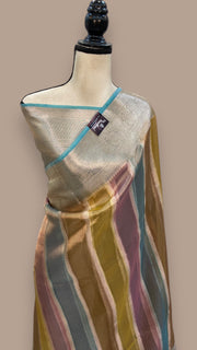 Pure Kora Tissue Handloom Banarasi Saree - The Handlooms