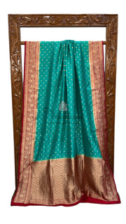 Pure Dupion Silk Banarasi Handloom Saree - The Handlooms
