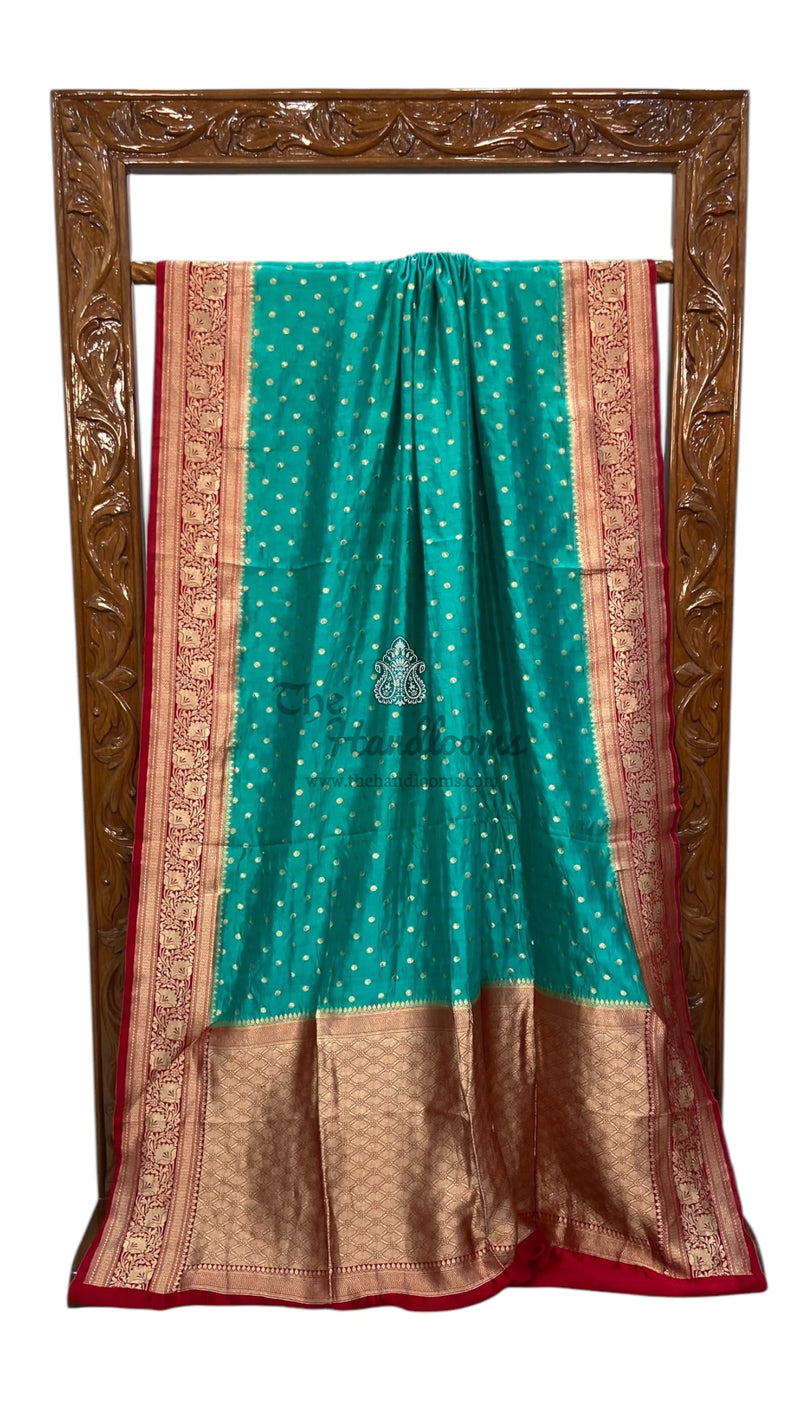 Pure Dupion Silk Banarasi Handloom Saree - The Handlooms