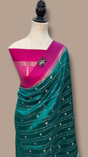 Pure Mango Silk Handloom Banarasi Saree - The Handlooms