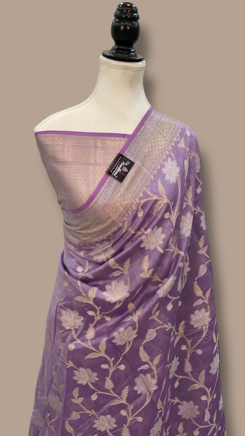 Pure Chiniya Silk Banarasi Saree - The Handlooms