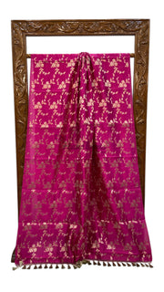 Pure Mango Silk Banarasi Handloom Saree - The Handlooms