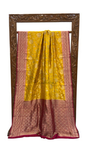 Pure Chiniya Khaddi Handloom Banarasi Saree - The Handlooms