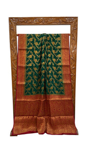 Pure Chiffon Khaddi Banarasi Saree - The Handlooms