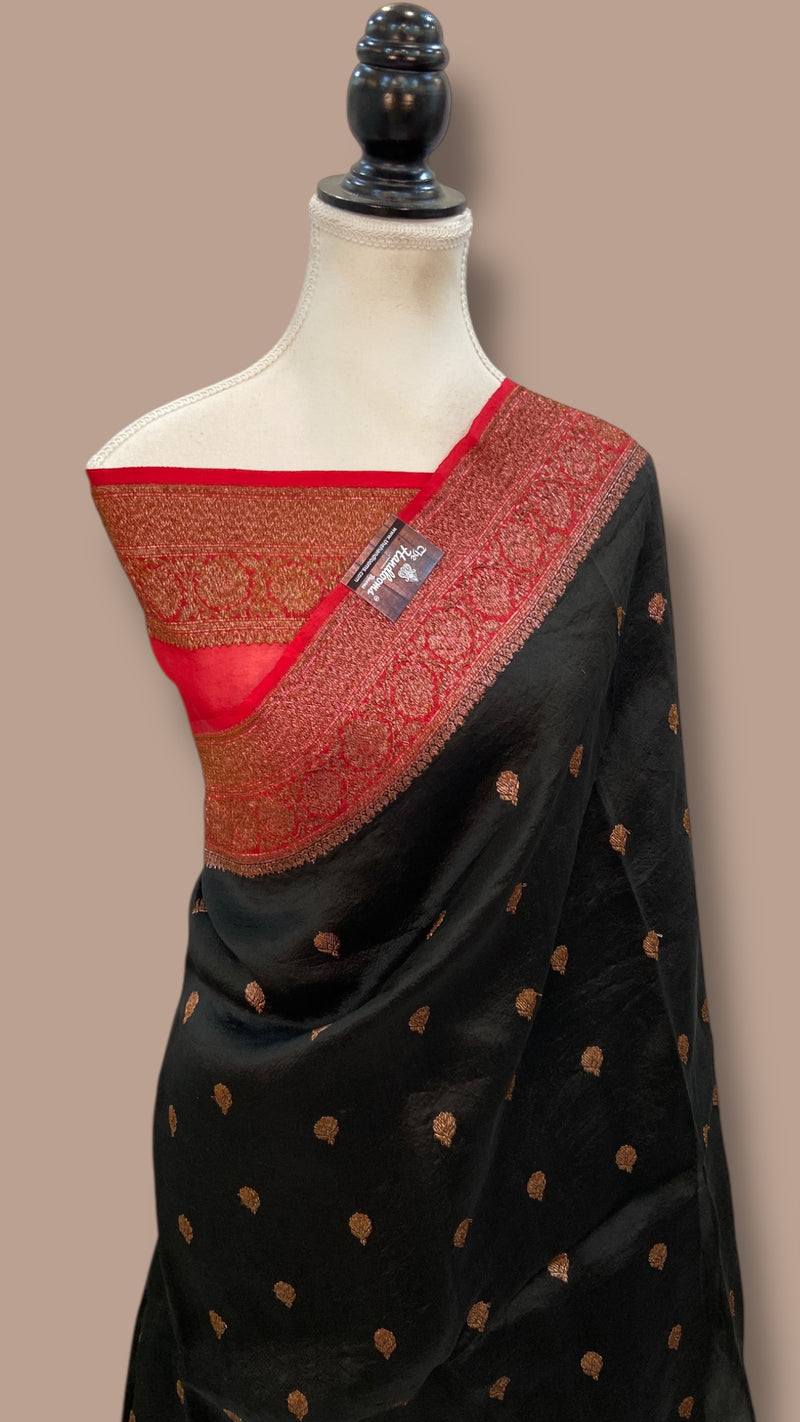 Pure Kora Handloom Banarasi Saree - The Handlooms