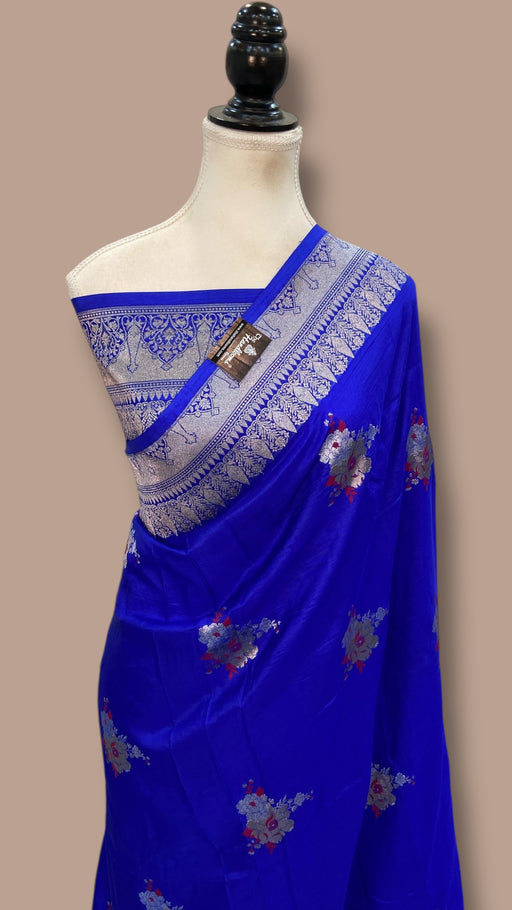 Pure Mushroo Silk Handloom Banarasi Saree - The Handlooms