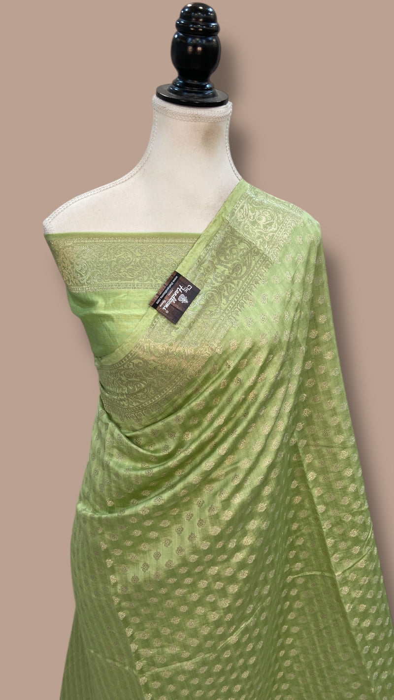 Pure Chiniya Silk Khaddi Handloom Banarasi Saree