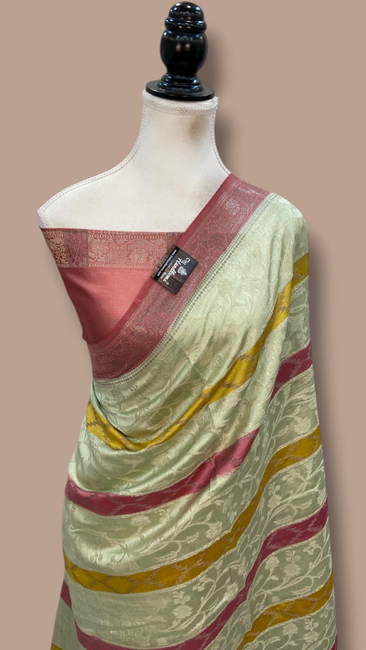 Pure Chiniya Silk Handloom Banarasi Saree - The Handlooms