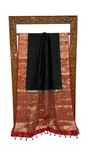 Pure Mango Silk Banarasi Handloom Saree - The Handlooms