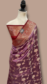 Pure Mango Silk Banarasi Handloom Saree - The Handlooms