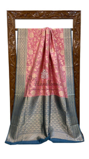 Pure Dupion Silk Banarasi Saree - Gold Zari - The Handlooms