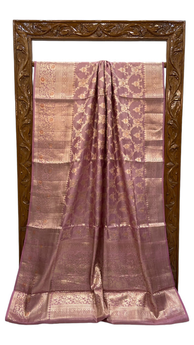 Pure Mango Silk Banarasi Handloom Saree