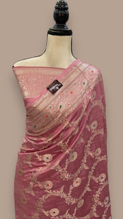Pure Chiniya Silk Handloom Banarasi Saree - The Handlooms