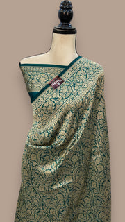 Pure Katan Silk Banarasi Handloom Saree - Tanchui Brocade - The Handlooms