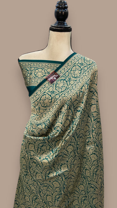 Pure Katan Silk Banarasi Handloom Saree - Tanchui Brocade