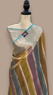 Pure Kora Tissue Handloom Banarasi Saree - The Handlooms