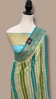 Pure Chiffon Khaddi Banarasi Saree - The Handlooms