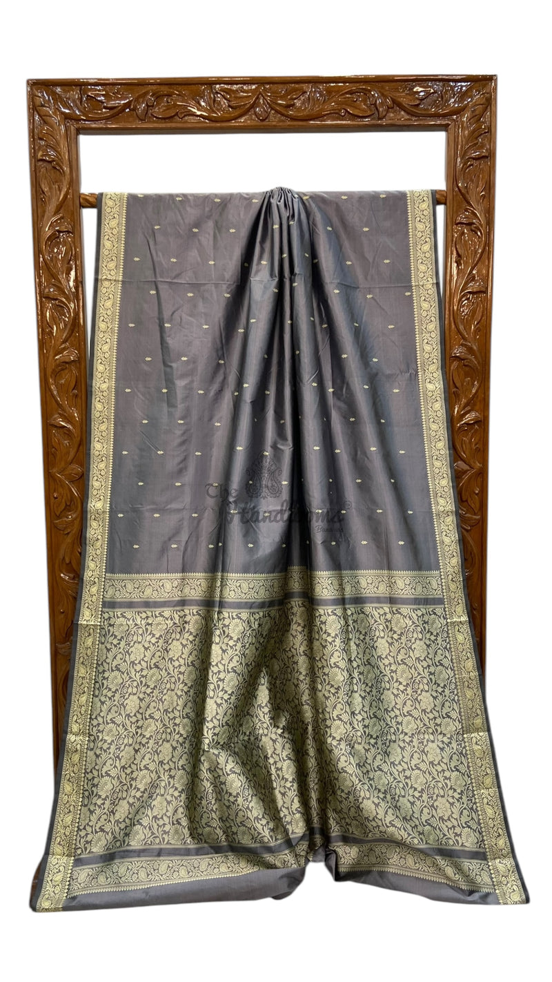 Pure Katan Silk Banarasi Handloom Saree - The Handlooms