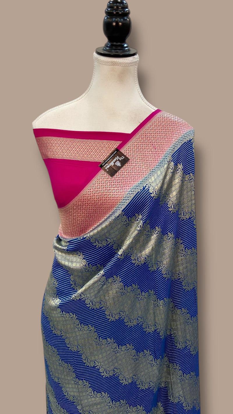 Pure Crepe Georgette Banarasi Saree - The Handlooms