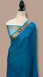 Pure Kora Tissue Handloom Banarasi Saree - The Handlooms