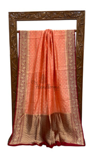 Pure Chiniya Khaddi Handloom Banarasi Saree - The Handlooms