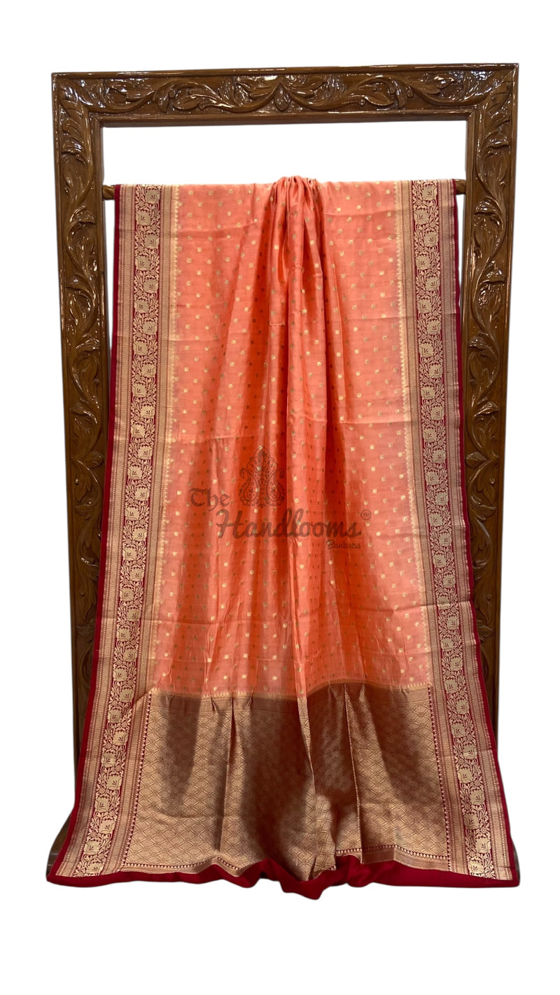 Pure Chiniya Khaddi Handloom Banarasi Saree - The Handlooms