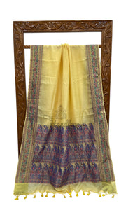 Pure Tussar Silk Handloom Banarasi Saree - The Handlooms