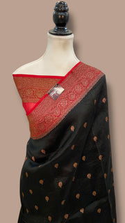 Pure Kora Handloom Banarasi Saree - The Handlooms