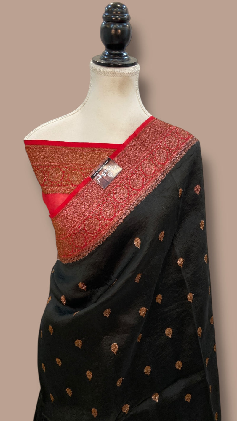 Pure Kora Handloom Banarasi Saree - The Handlooms