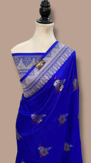 Pure Mushroo Silk Handloom Banarasi Saree - The Handlooms