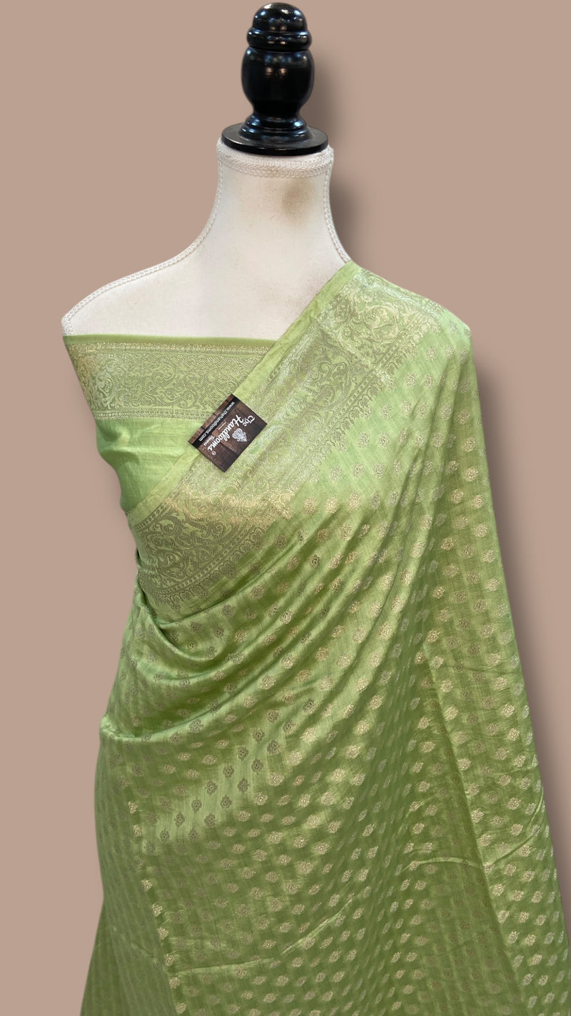 Pure Chiniya Silk Khaddi Handloom Banarasi Saree