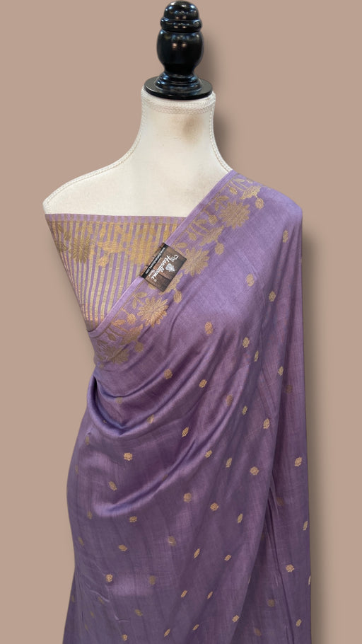 Moonga Georgette Handloom Banarasi Saree - The Handlooms