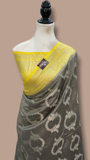 Pure Chiniya Silk Handloom Banarasi Saree - The Handlooms