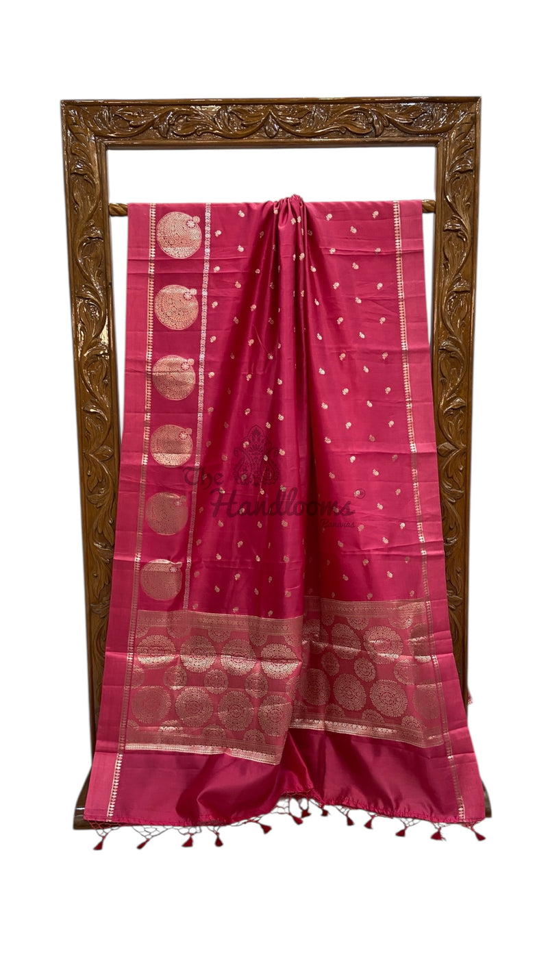 Pure Mango Silk Banarasi Handlokom Saree - The Handlooms