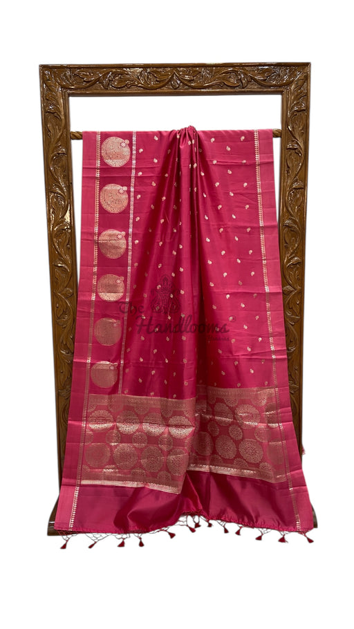 Pure Mango Silk Banarasi Handlokom Saree - The Handlooms