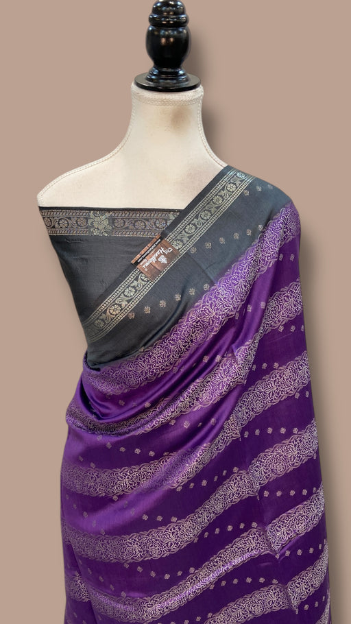 Pure Chiniya Silk Handloom Banarasi Saree - The Handlooms